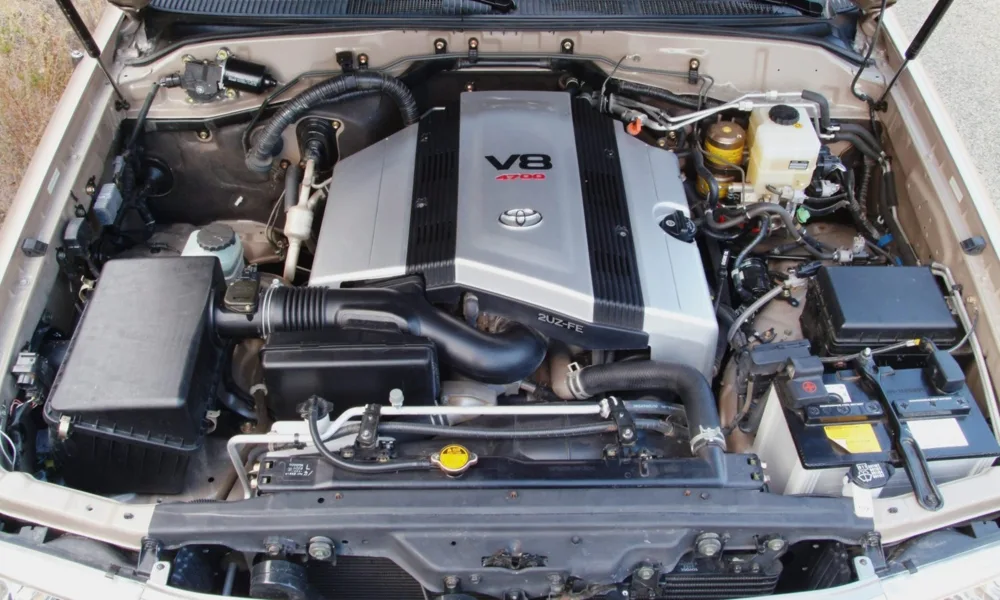 Toyota Sequoia oil filter location