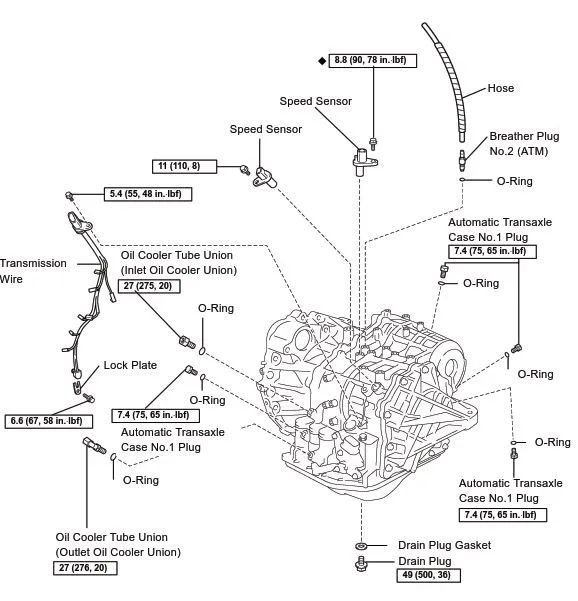 Toyota U250E transmission