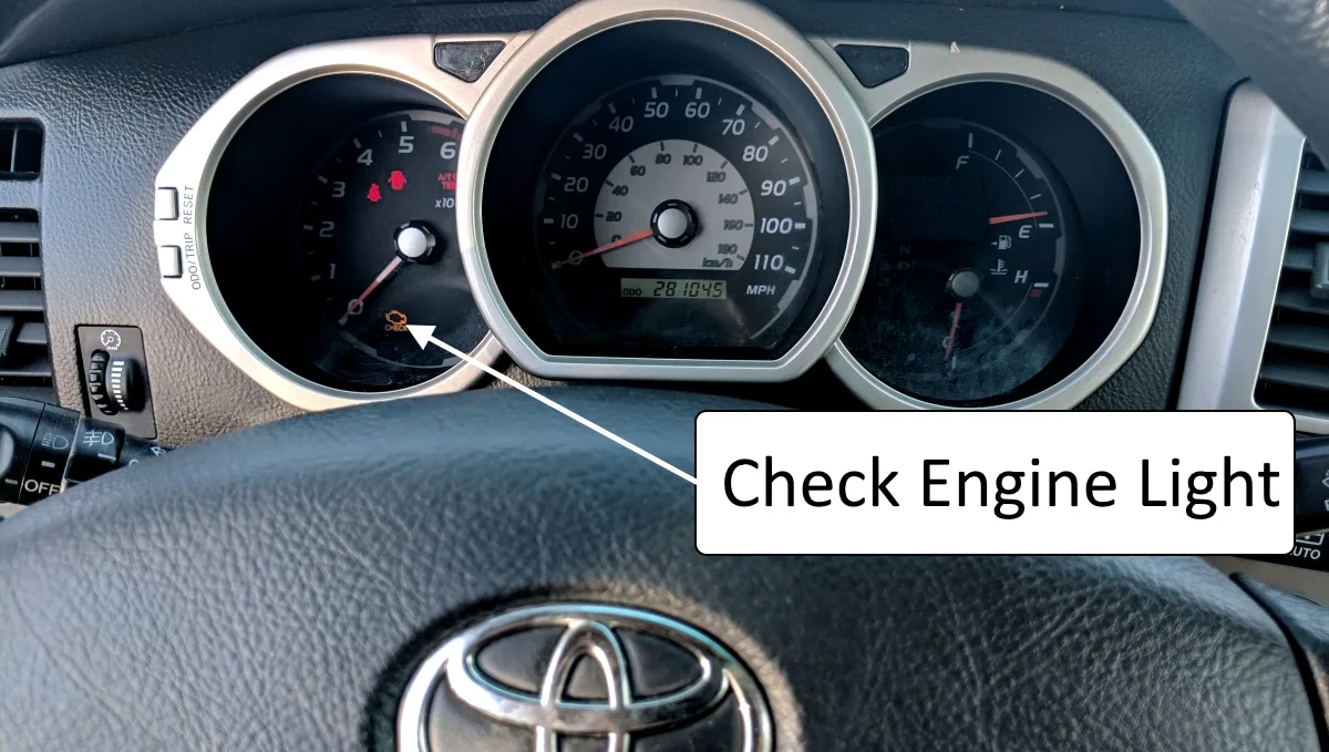 transmission warning light